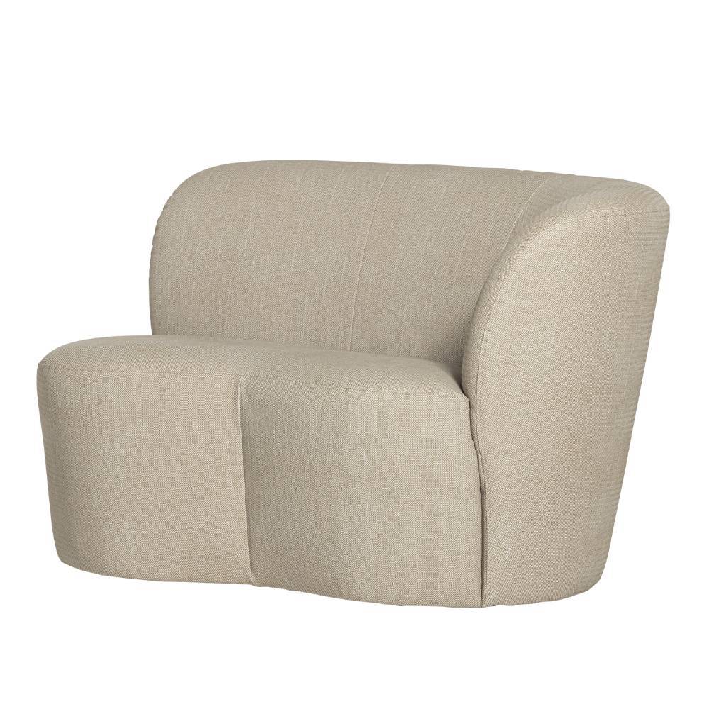 Skandi Design Garten Lounge Sofa Gambrass in Beige aus Kunststoff