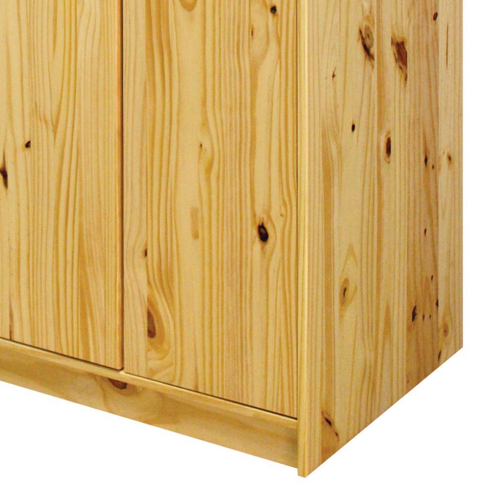 Kleiderschrank Massivholz Tine im Landhausstil mit Drehtüren