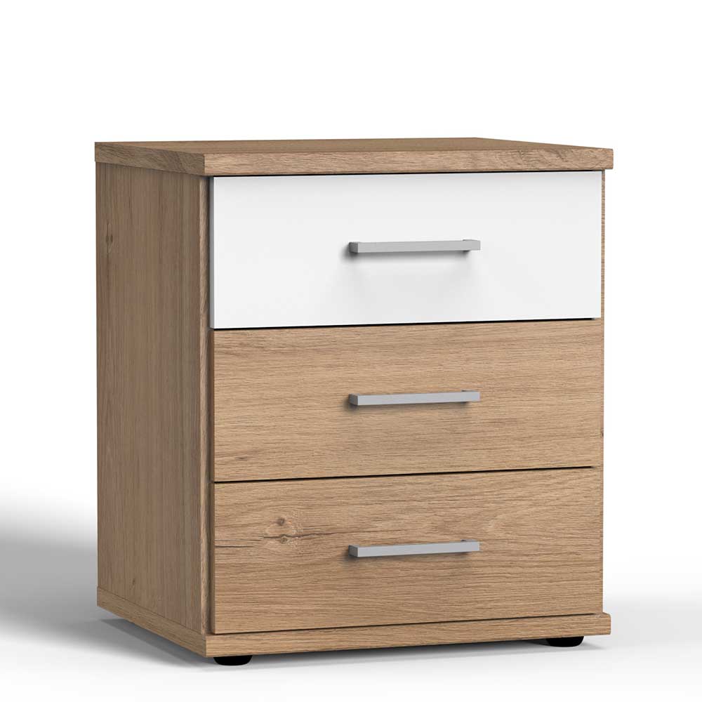 Nachtschränkchen Concista mit drei Schubladen 58 cm hoch