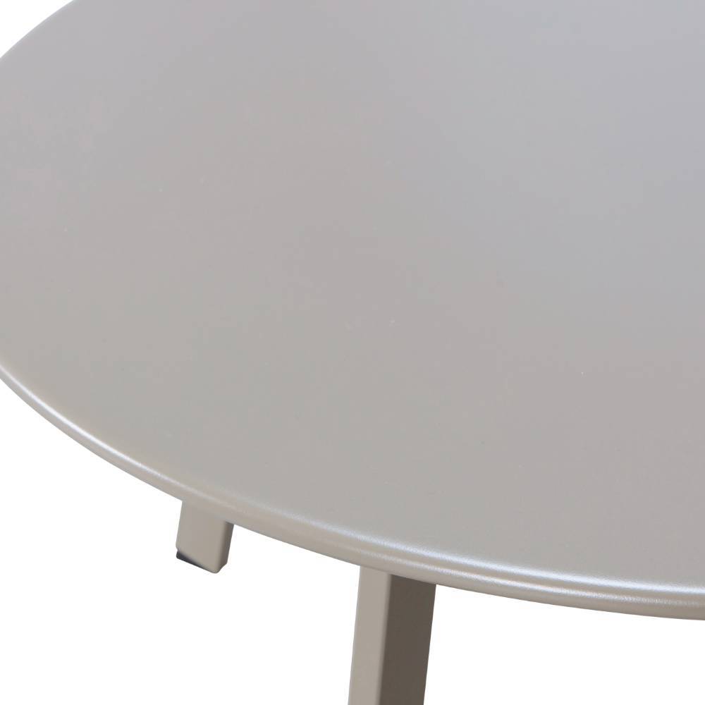 Beistelltisch Sofa Frenanda in Beige pulverbeschichtet (dreiteilig)
