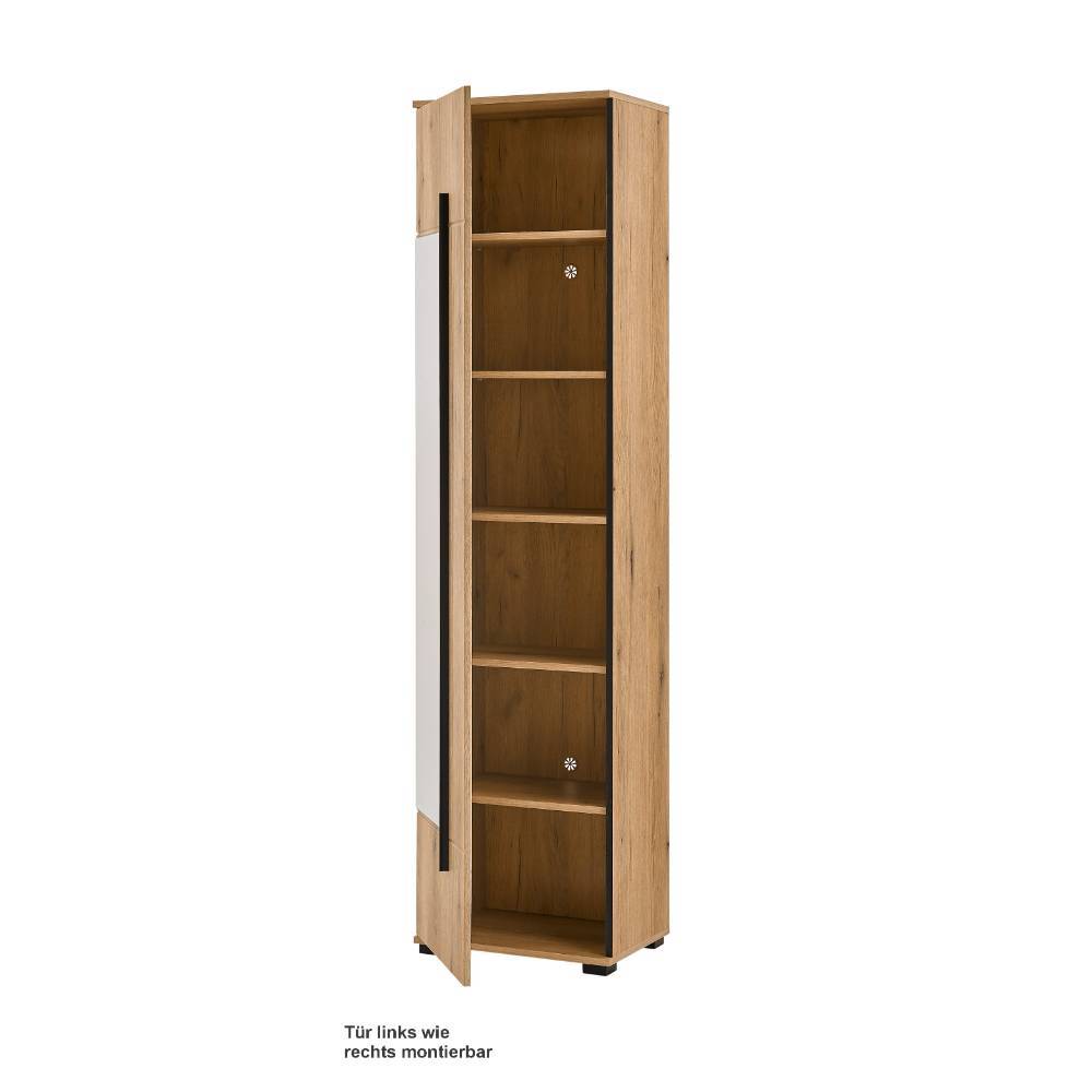 Dielenschrank Nemphia mit Spiegeltür in modernem Design