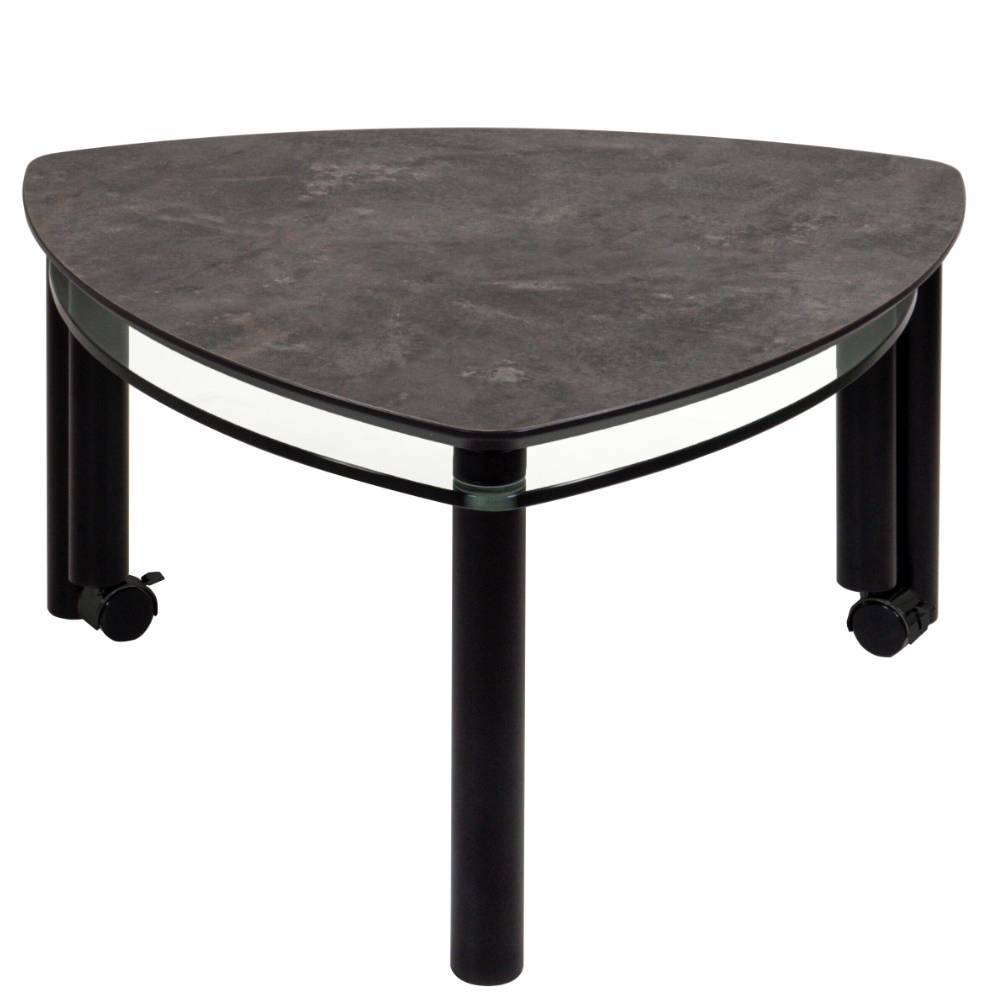 Sofatisch Anela in Wankelform - Steinoptik