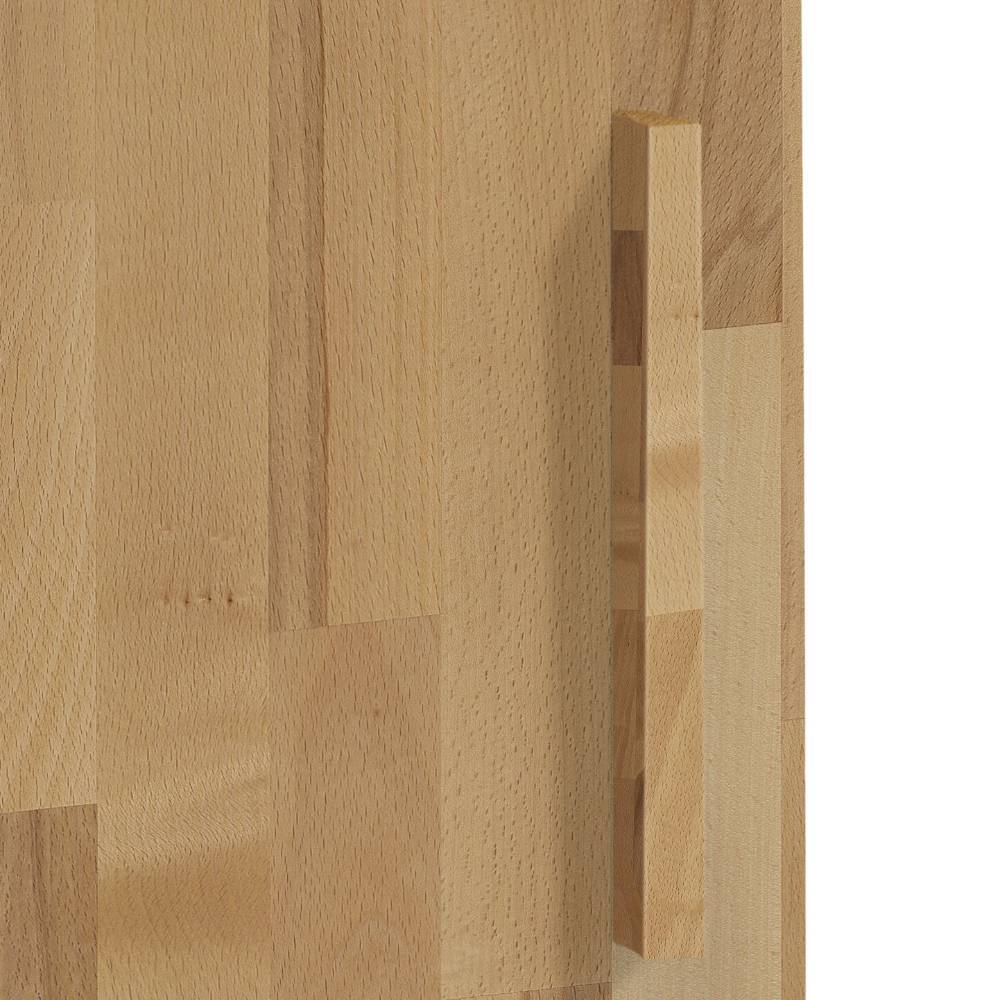 Beistellschrank Kerfou in Kernbuchefarben und Anthrazit