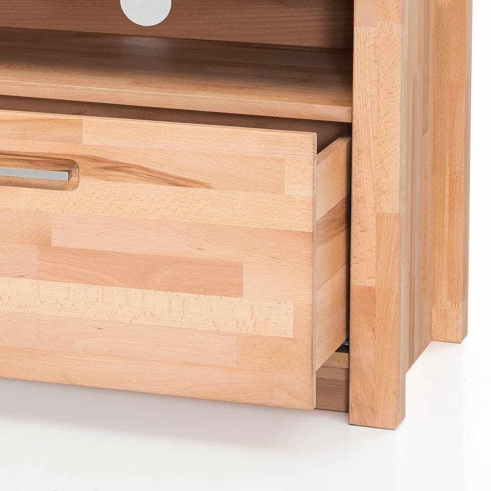 Fernsehlowboard Jameson aus Kernbuche Massivholz 185 cm breit