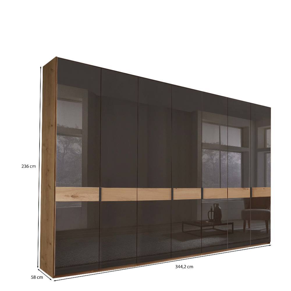 Drehtürenkleiderschrank Merkur 344 cm breit - Made in Germany