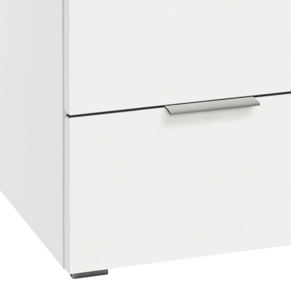 Sideboard weiß Eskuladra mit acht Schubladen und Drehtür