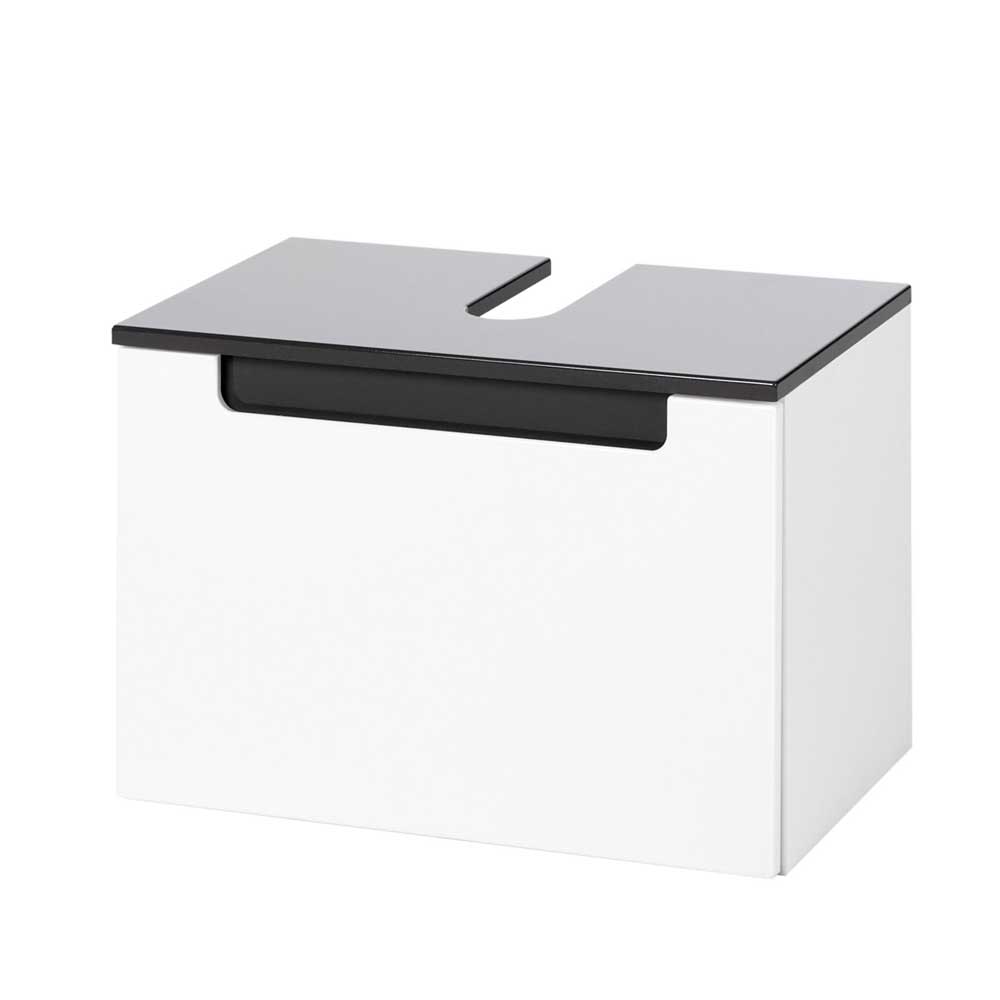Waschbeckenschrank Select in Weiß Hochglanz