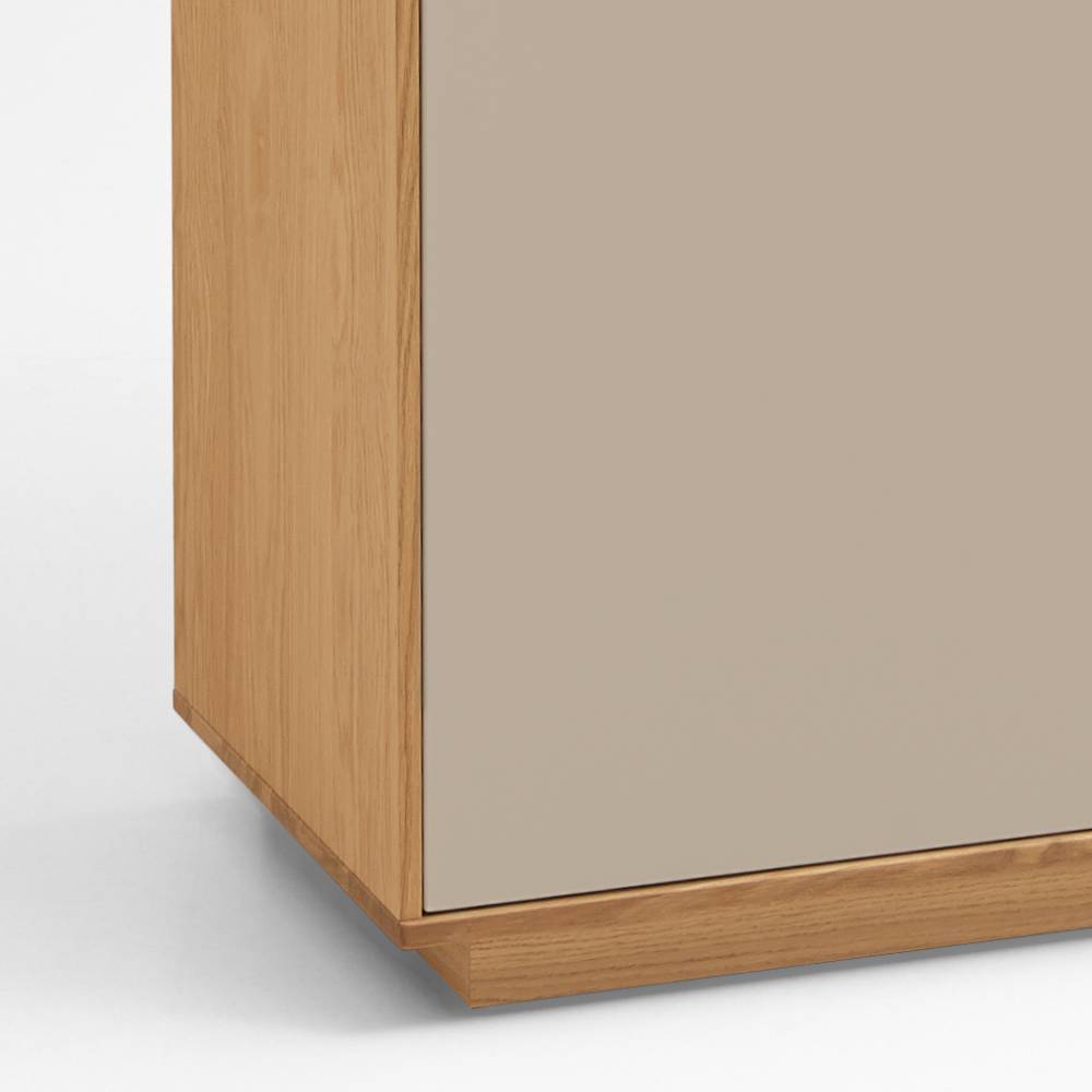Mehrzweckschrank Lacurvia echtholzfurniert mit einer Schublade