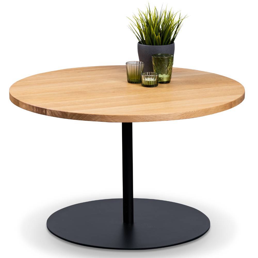 Wohnzimmertisch Bistrita in runder Form 70 cm breit