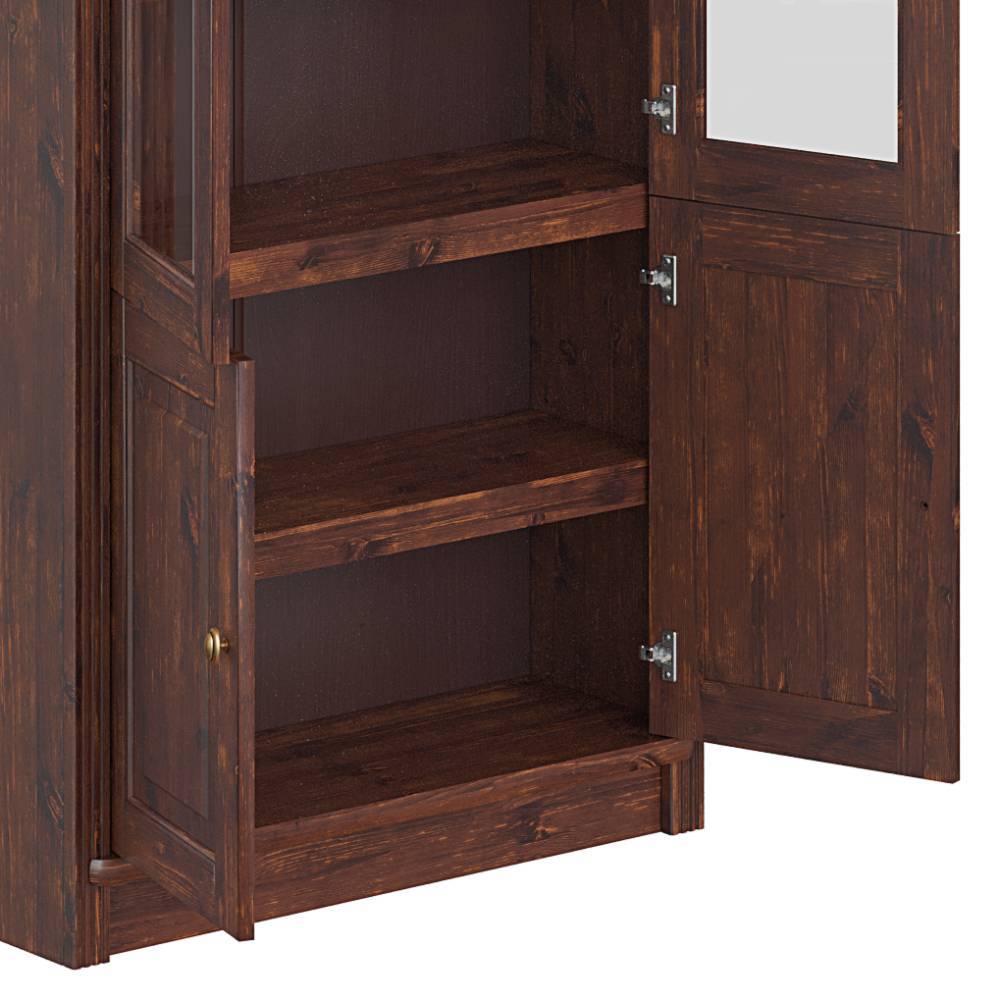 Bücherschrank Naguera aus Kiefer Massivholz im Landhausstil