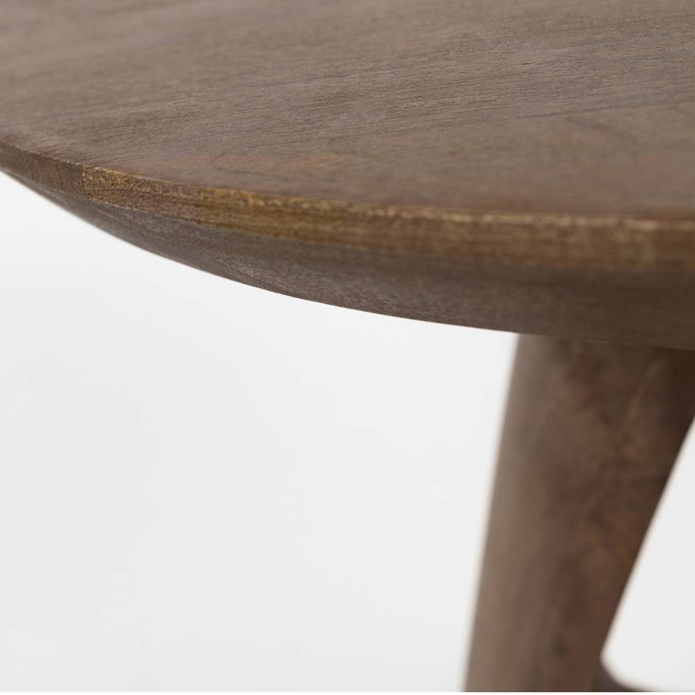 Beistelltisch Sofa Magnus in modernem Design - Walnussfarben