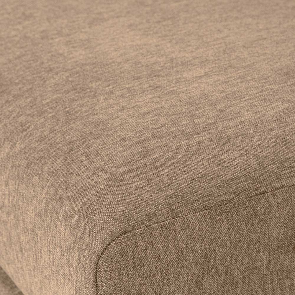 Modulsofa Dessina in Champagner aus Chenillegewebe