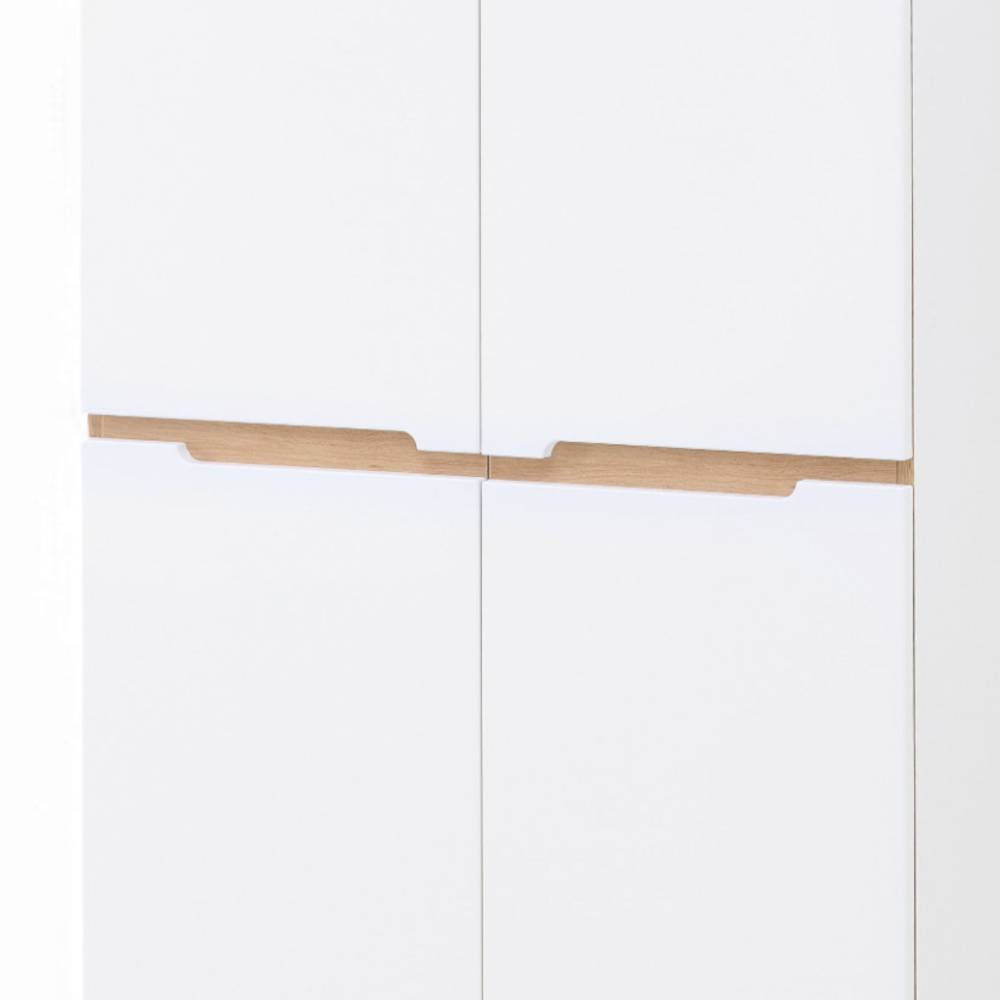 Schuhschrank Mariocavo 192 cm hoch mit Drehtüren