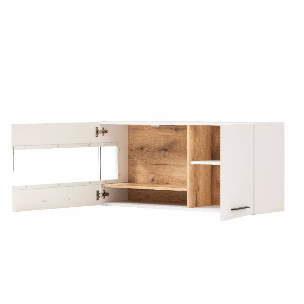Wohnwand Vrenessa in modernem Design 200 cm hoch (vierteilig)