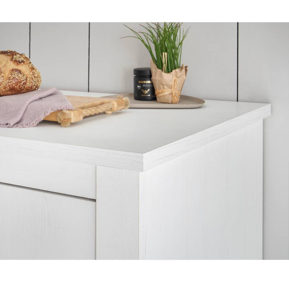 Küchenschrank Flurencina im Landhausstil 202 cm breit