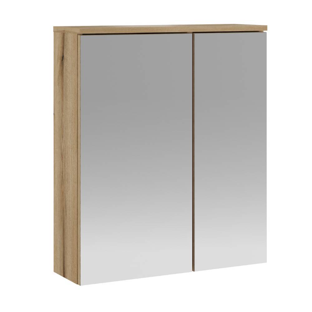 Badezimmermöbel Set Zyret 190 cm hoch und 33 cm tief (dreiteilig)