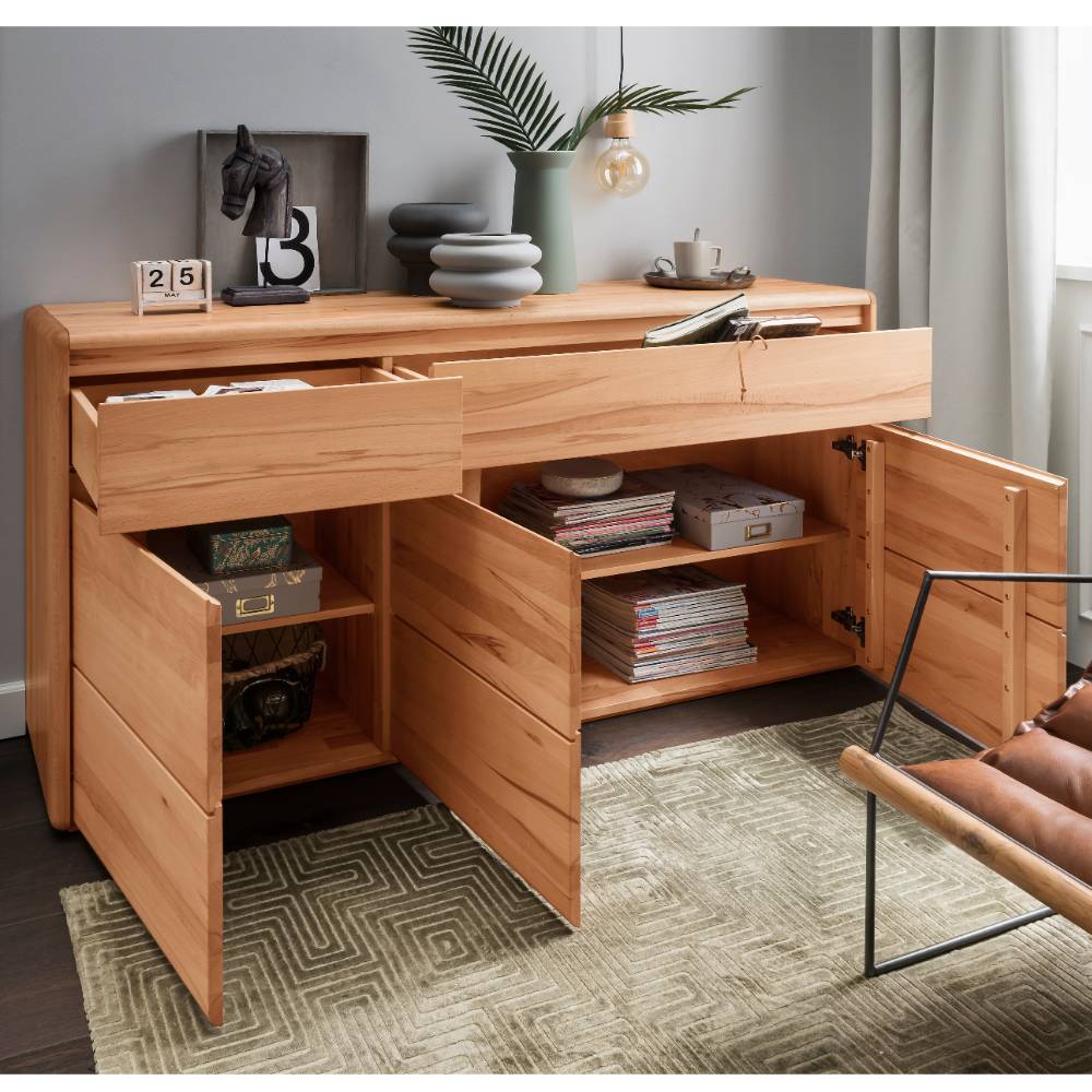 Sideboard Tapas aus Kernbuche Massivholz 172 cm breit