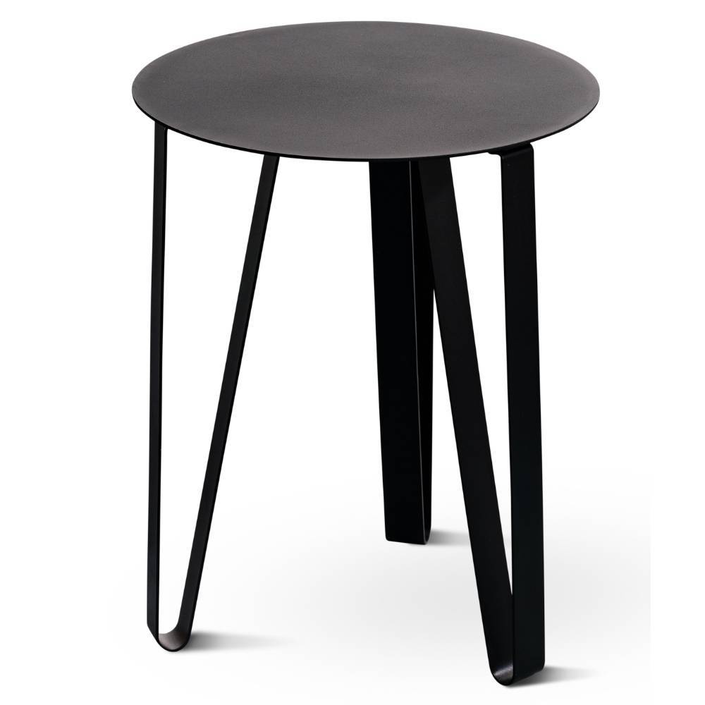 Beistelltisch Sofa Pathos mit Hairpin Gestell in Schwarz