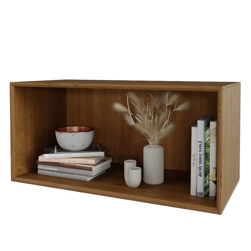 Wandhängeregal Tree aus Eiche Massivholz 90 cm breit