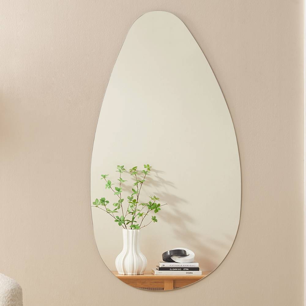 Garderobenspiegel Sempre 110 cm hoch in ovaler Form