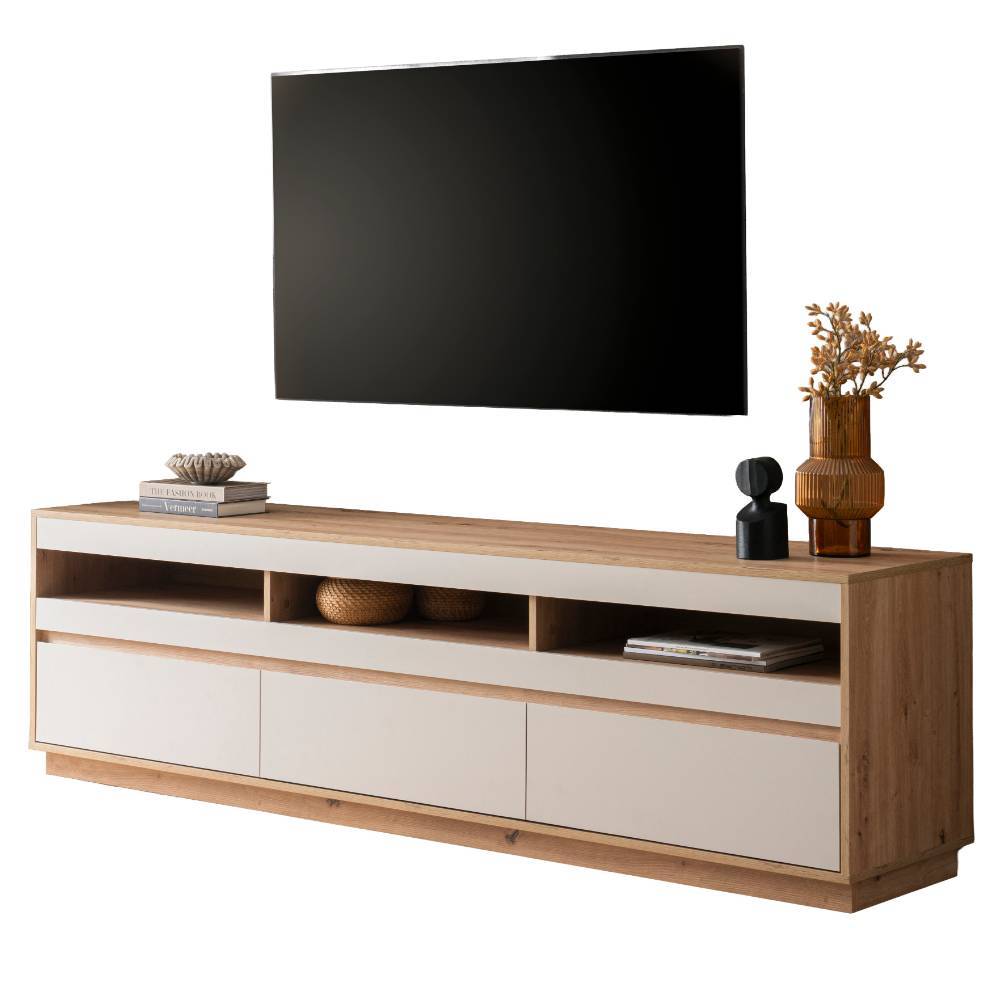 TV Board Ikba mit drei Schubladen 202 cm breit