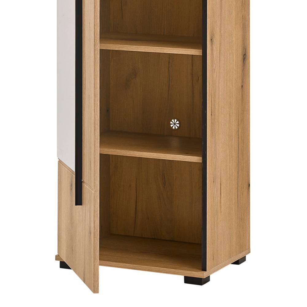 Dielenschrank Nemphia mit Spiegeltür in modernem Design