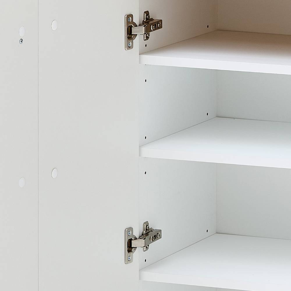 Highboard Alamo 135 cm breit mit drei offenen Fächern