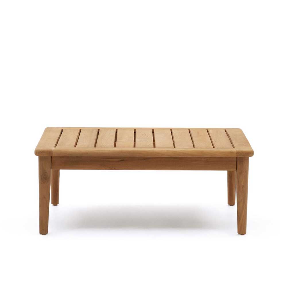 Terrassen Couchtisch Surie aus Teak Massivholz 80 cm breit