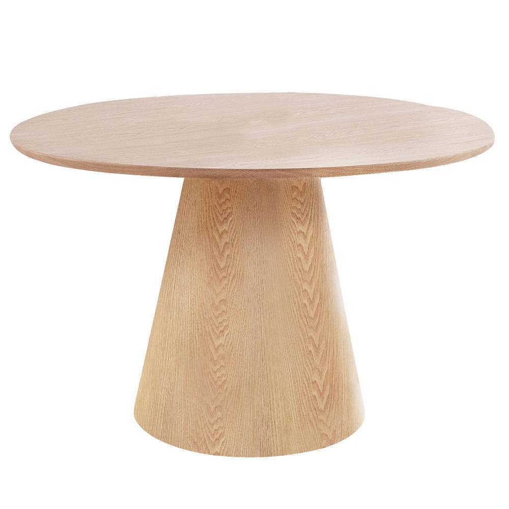 Esstisch Gonlay in runder Form im Skandi Design