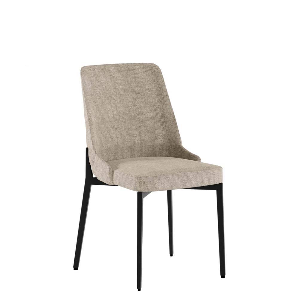 Essstuhl Andradan in Beige aus Webstoff (4er Set)