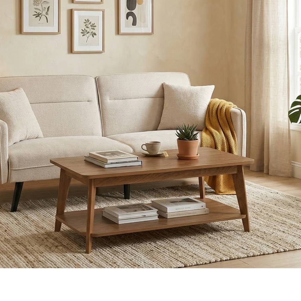 Sofa Tisch Contrada in Eichefarben 110 cm breit