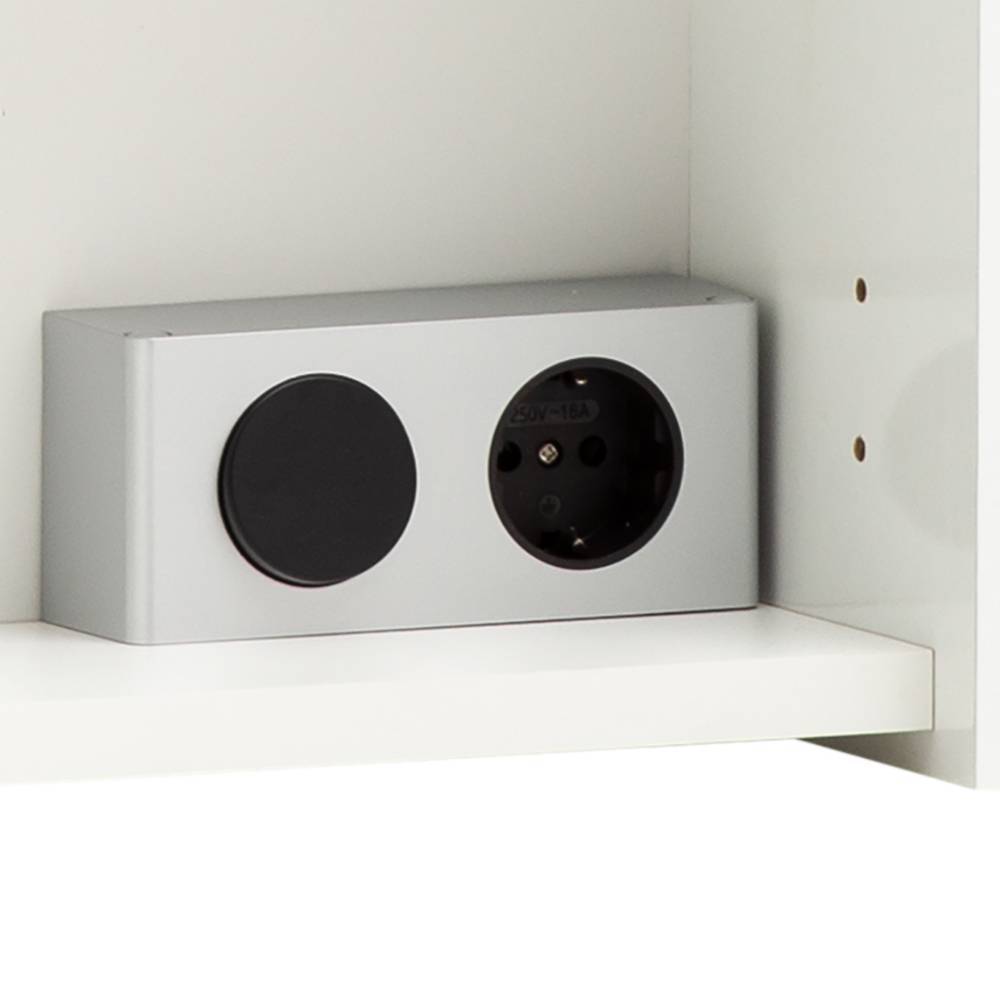Spiegelschrank Clariusca mit LED Beleuchtung 64 cm hoch