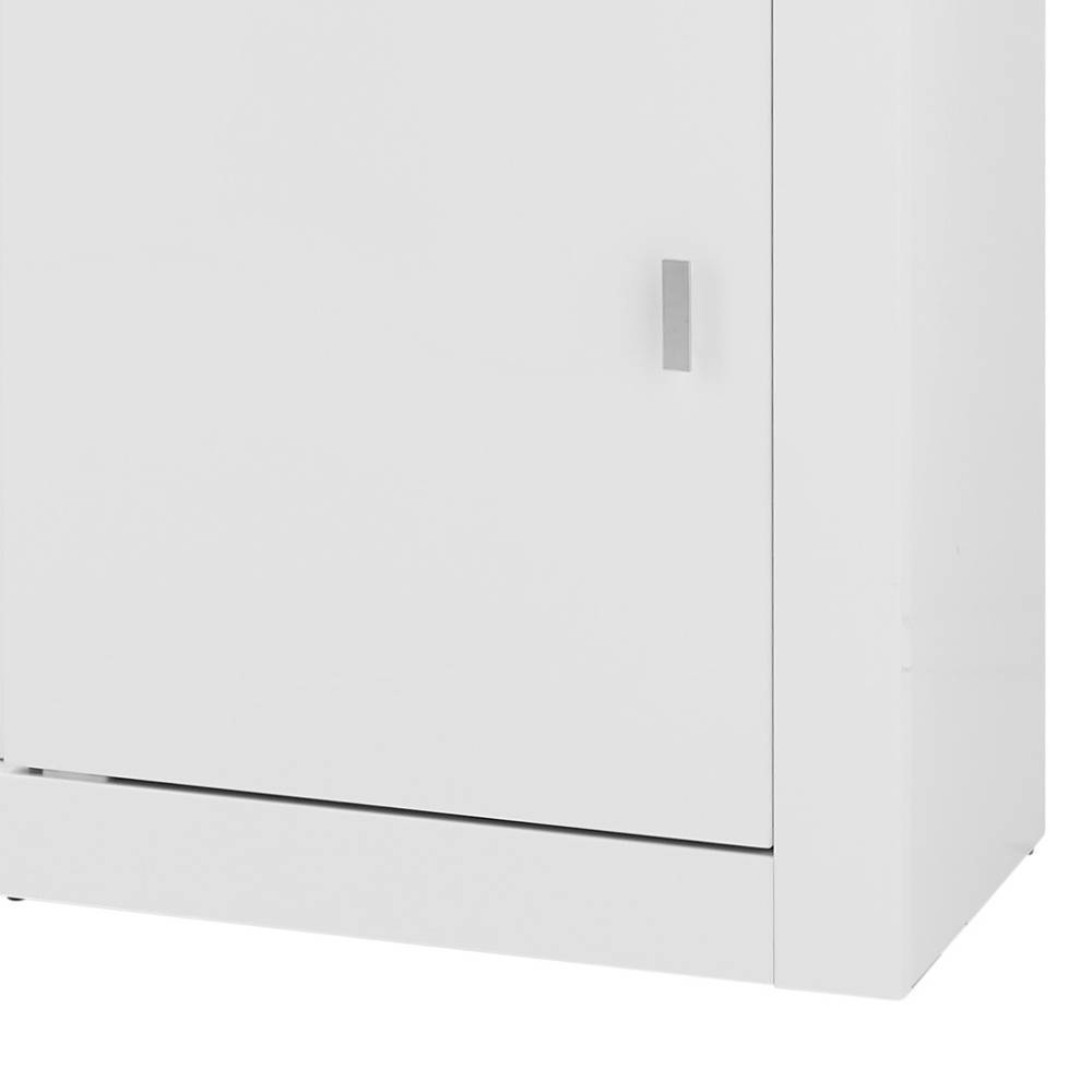 Sideboard Melvyno in Weiß mit Hochglanz Front