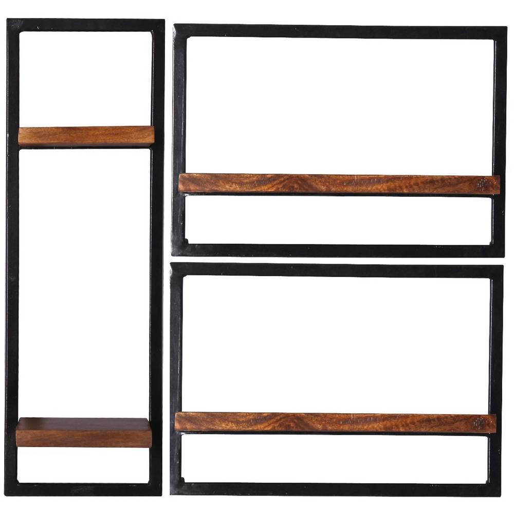 Wandboards Badiola im Industry und Loft Stil lackiert (dreiteilig)
