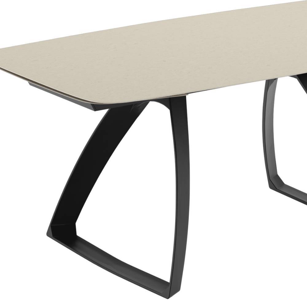 Küchentisch Diadonna in modernem Design mit Keramikplatte