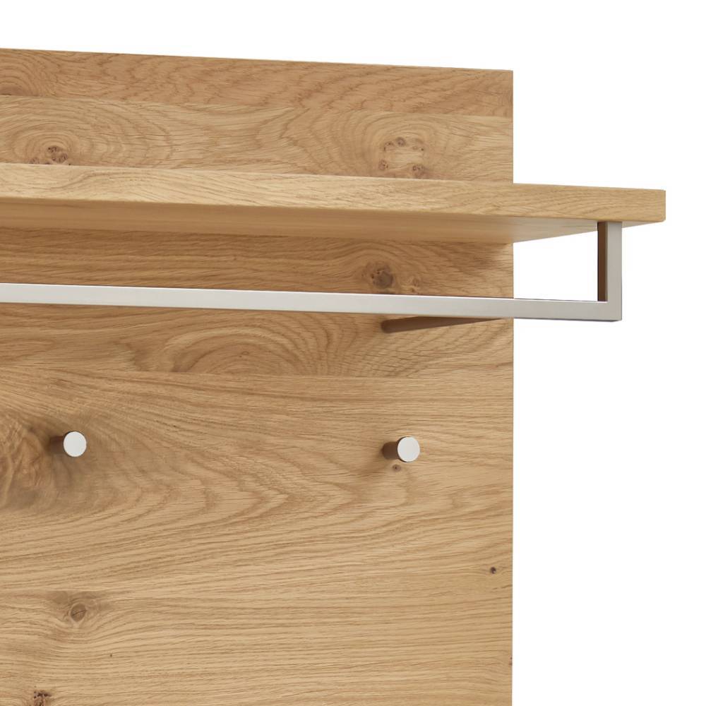 Garderobenpaneel modern Pavia 106 cm hoch echtholzfurniert
