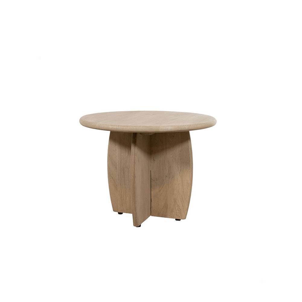 Beistelltisch Colourful in modernem Design mit Massivholzplatte