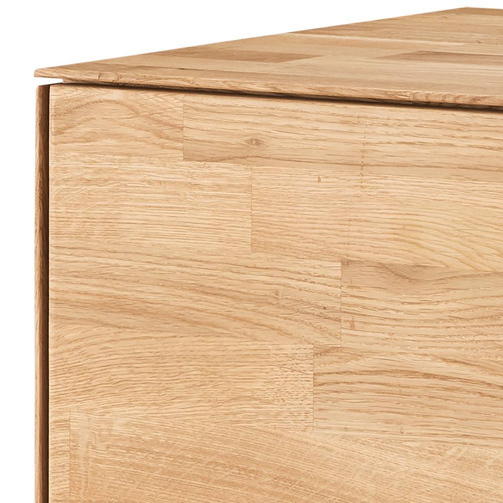 Holzkommode Argeta mit drei Schubladen parkettverleimt