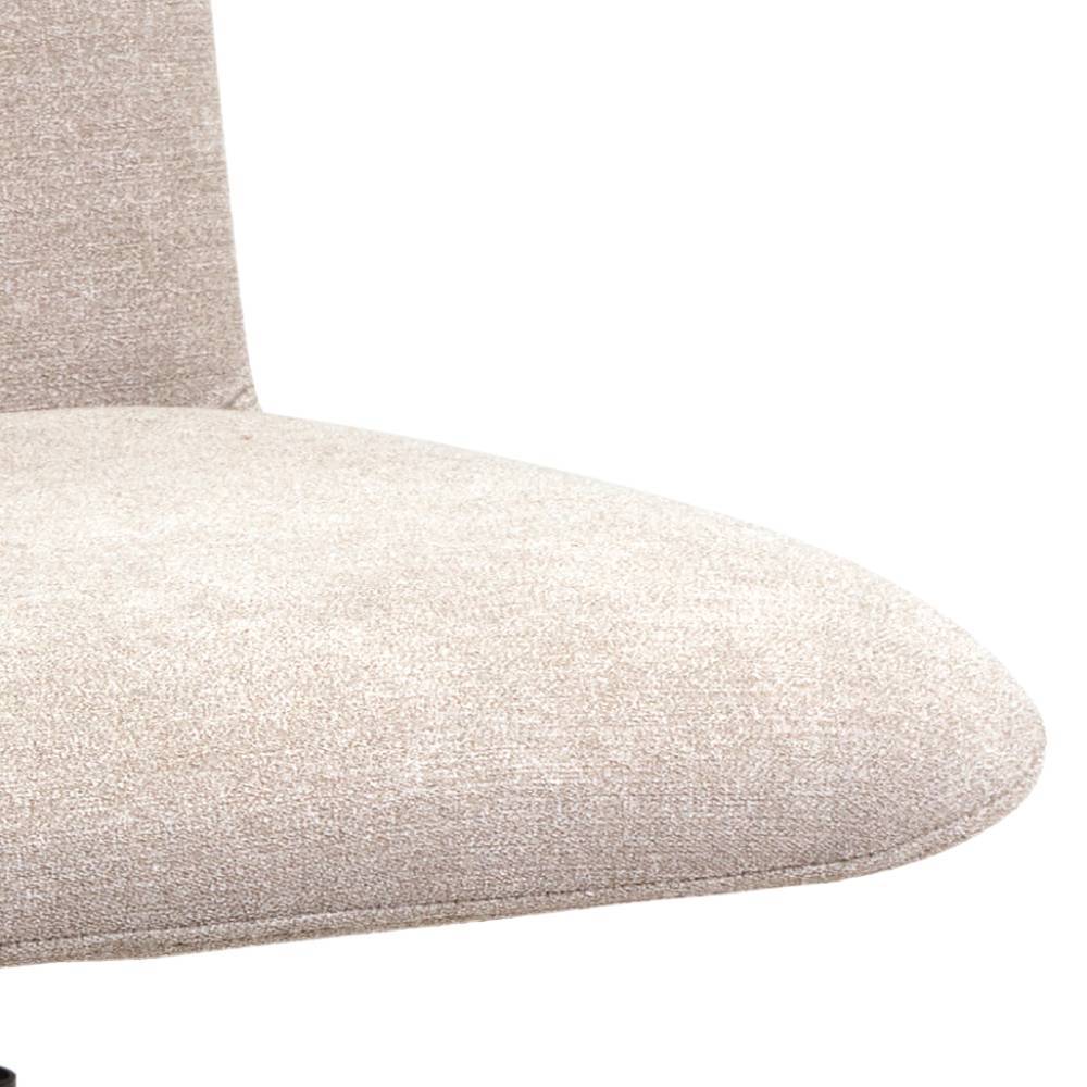 Polsterstuhl Esszimmer Romanca in Beige um 360 Grad drehbar (2er Set)