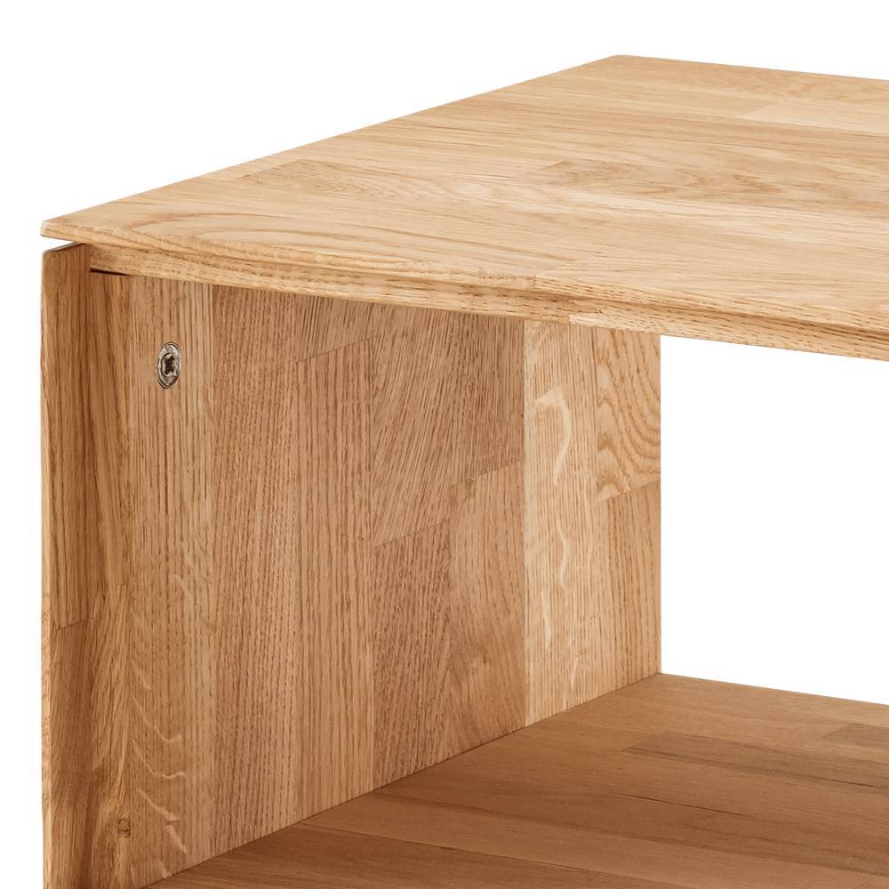 Nachtschrank Argeta mit einer Schublade aus Wildeiche Massivholz