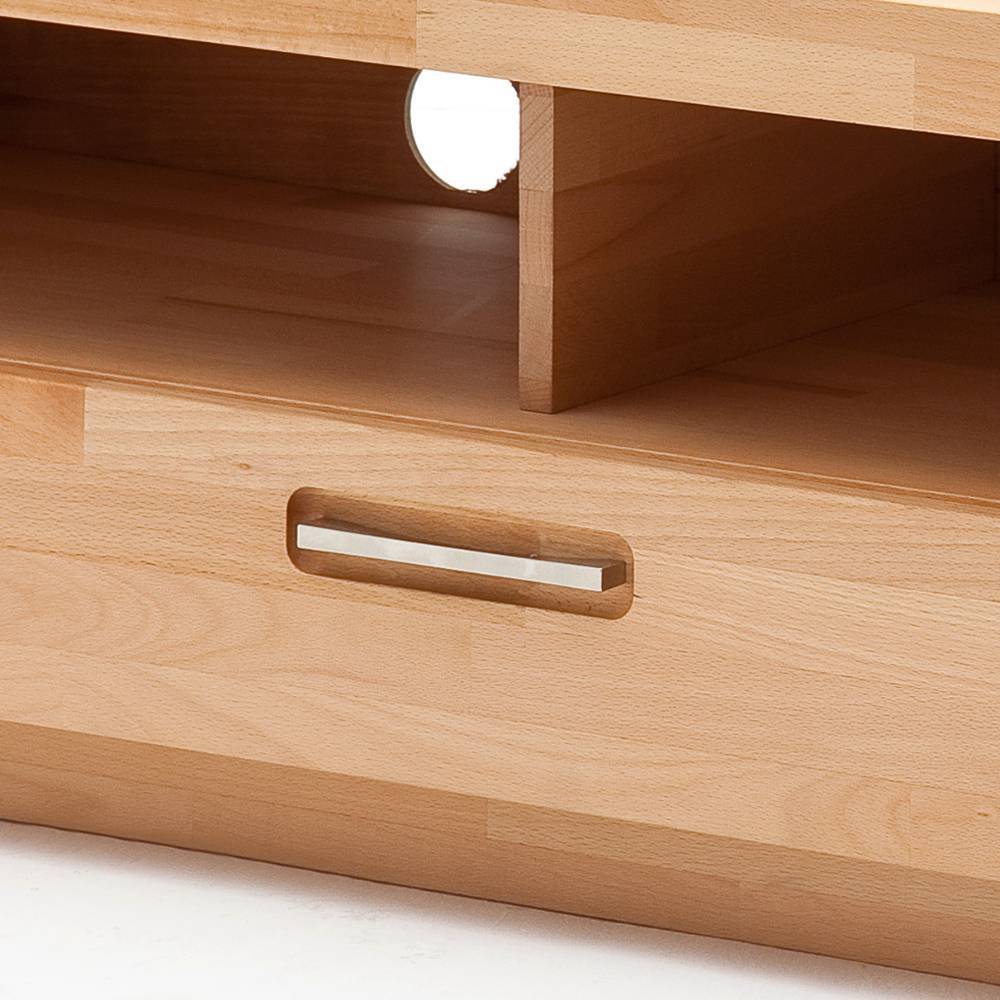 TV Lowboard Jameson aus Kernbuche Massivholz mit einer Schublade