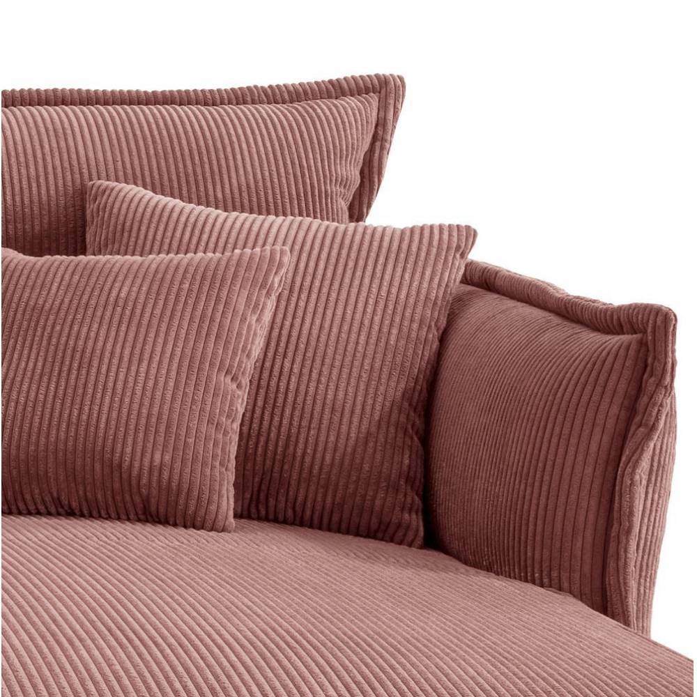 Ecksofa Cleverline aus Cord 255 cm breit