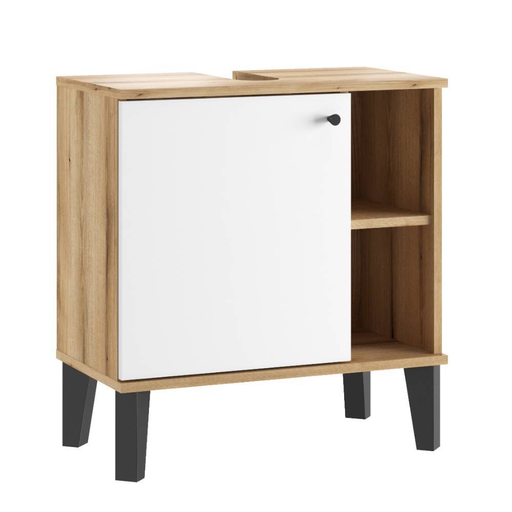 Badmöbel-Set Zyret 190 cm hoch melaminbeschichtet (fünfteilig)
