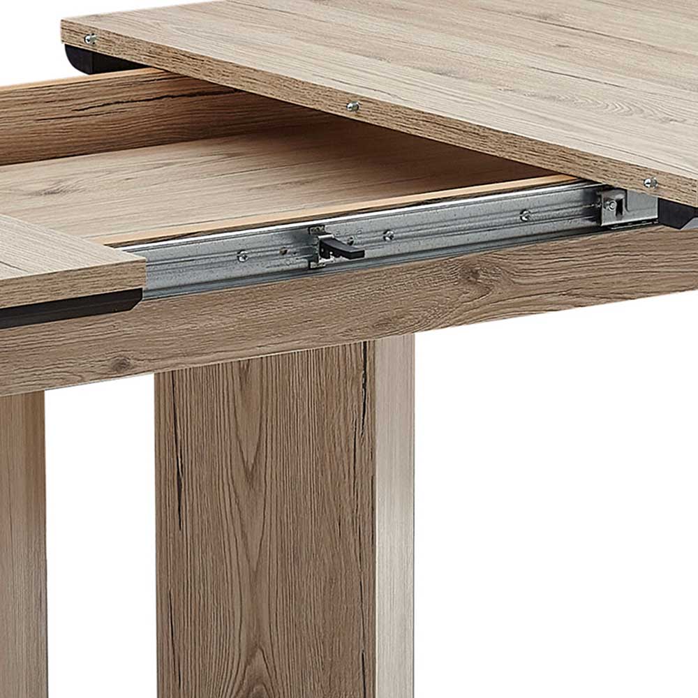 Säulentisch Bai in Wildeiche Holzoptik modernes Design