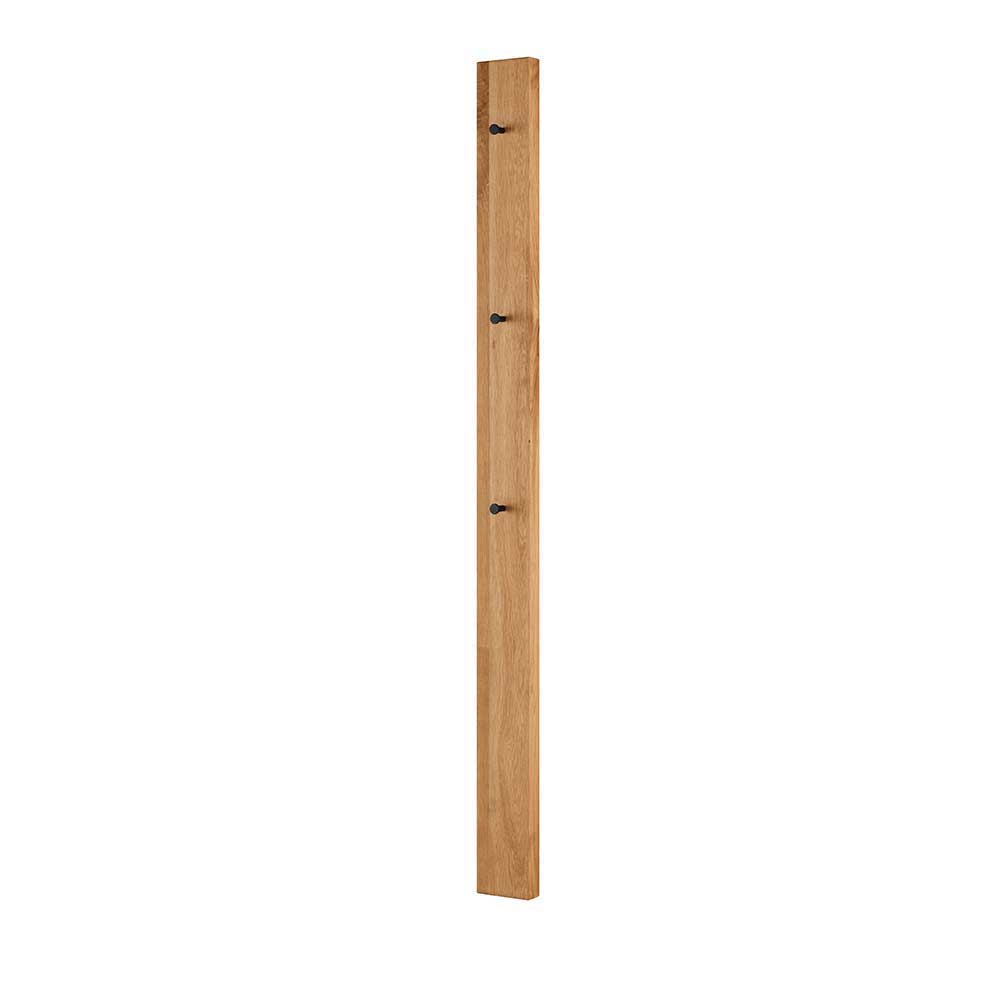 Garderobenprogramm Nietran aus Asteiche Massivholz mit Schuhschrank (vierteilig)