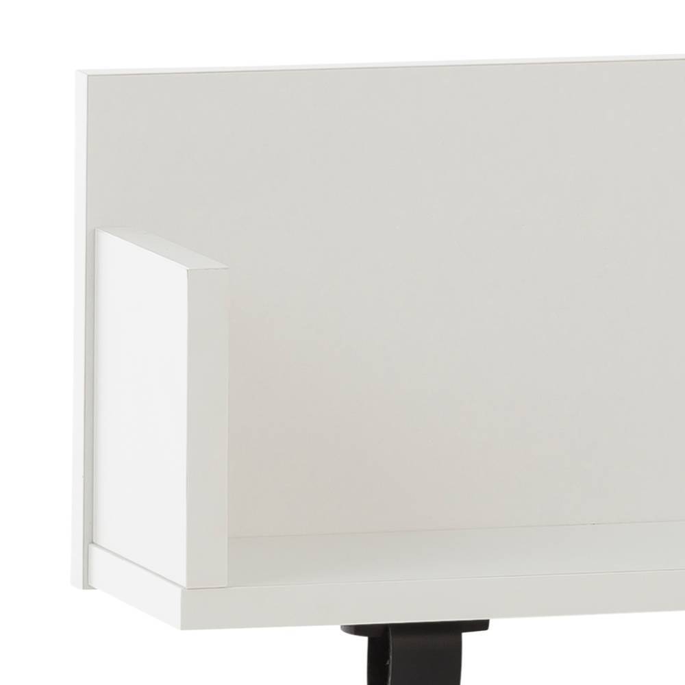 Hängeregal Delamaro in Weiß matt 60 cm breit