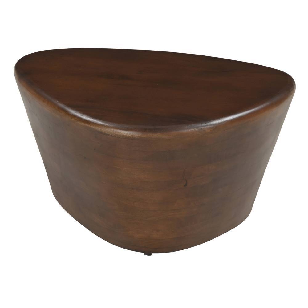 Couchtisch Iloca aus Mangobaum Massivholz in Wankelform