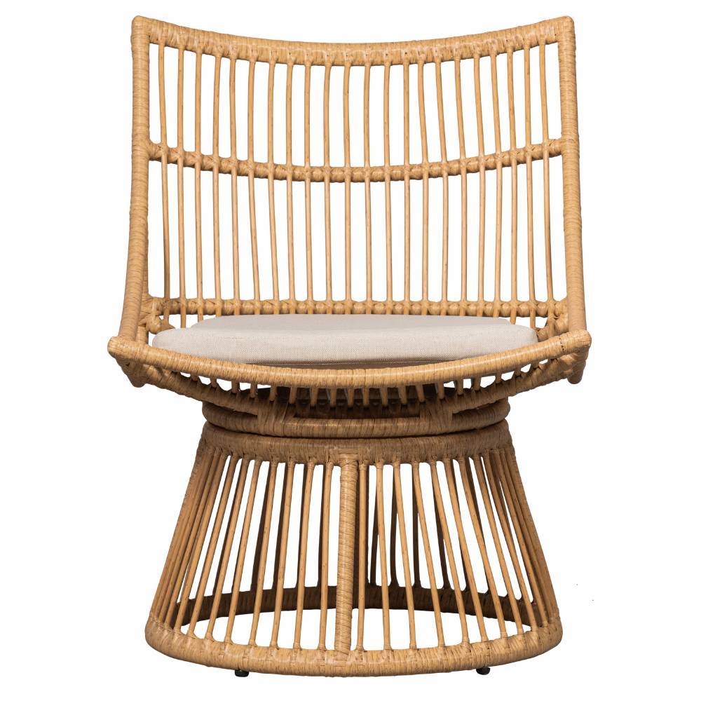 Garten Rattansessel Oladrios mit Ringgestell im Landhausstil
