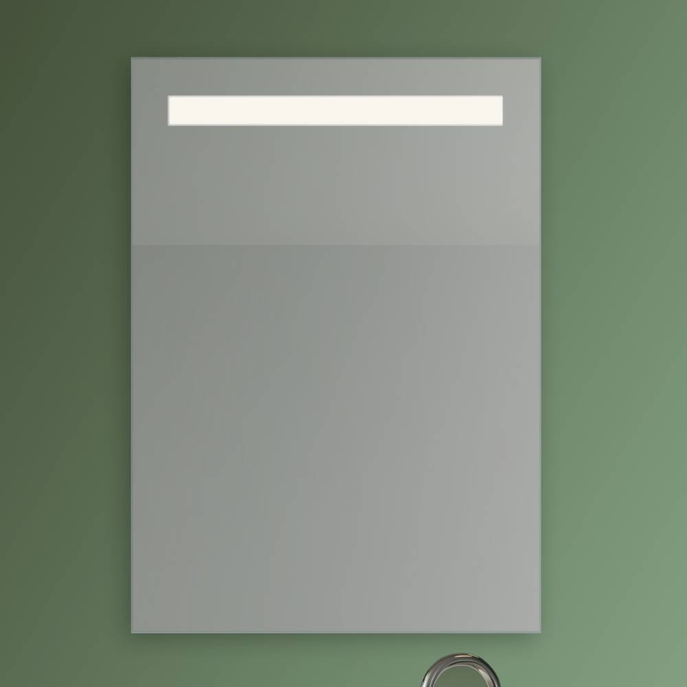 Badezimmerspiegel Malin mit LED Beleuchtung 70 cm hoch