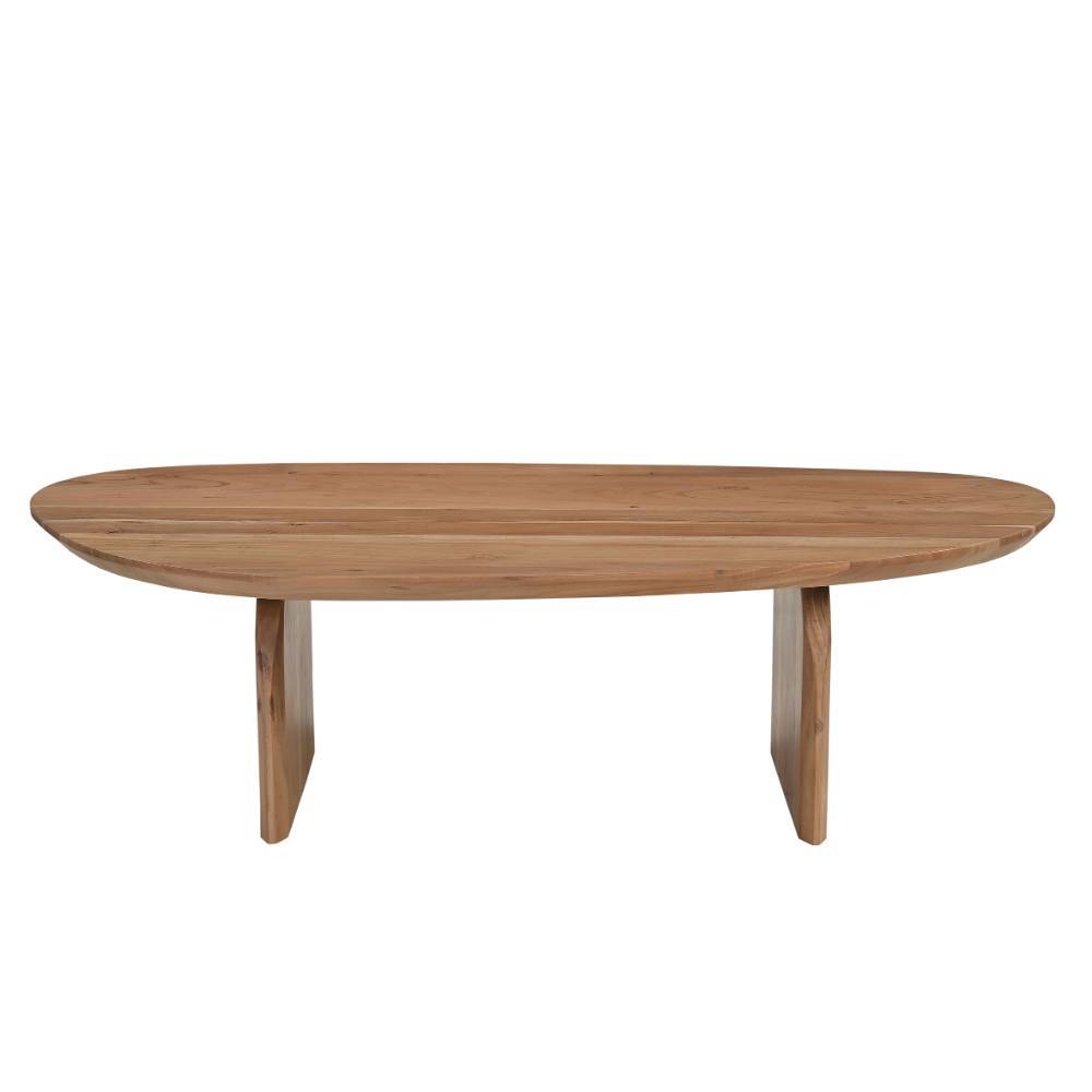 Holztisch Troyesa in organischer Form und modernem Design